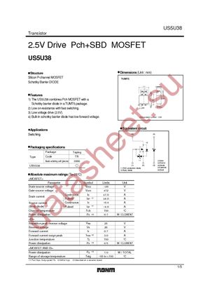 US5U38TR datasheet  